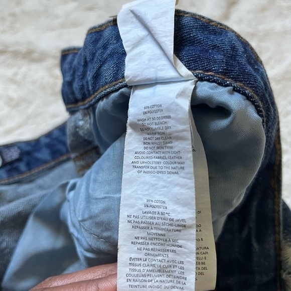 boohoo Blue Denim Shorts Size 20 - Picture 9 of 9